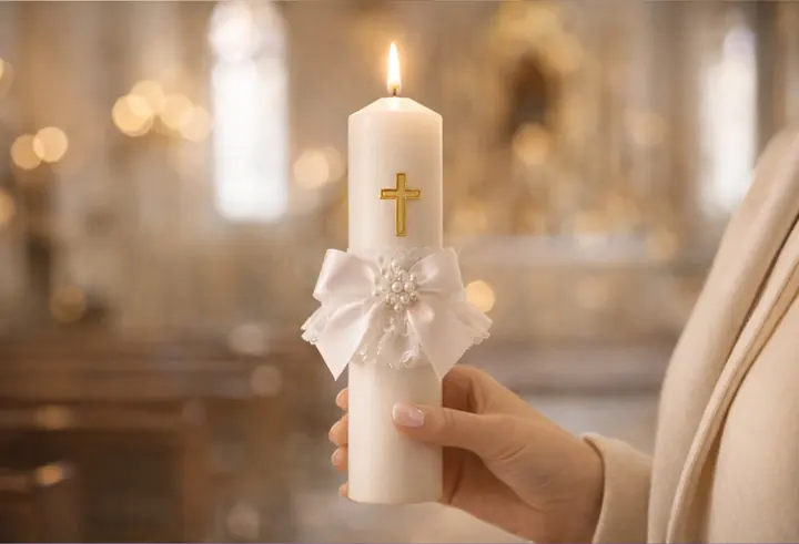 Rodzice chrzestni podczas uroczystości